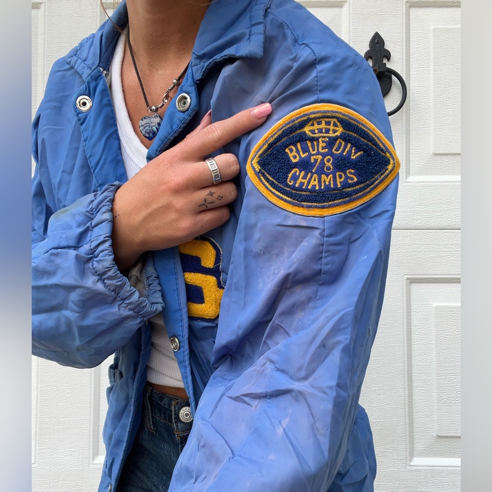 Vintage Football Russell Athletic Jacket Sz M - Picture 2 of 5